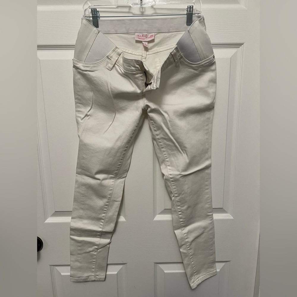 Isabel Maternity White Skinny Jeans
